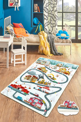 Tepih (80 x 150) Grad snijega