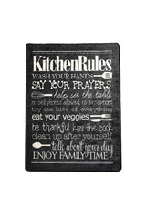 Tepih (80 x 150) Kuhinja - crna