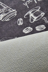 Tepih (80 x 200) Cappuccino - crni