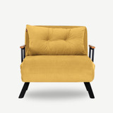 Kauč na razvlačenje s 1 sjedalom Sando neoženjen - Senf