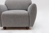 Wing Chair Eddy - svijetlo siva