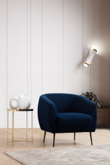 Wing Chair Eses Blue - Krilo Wing Chair Eses Blue - Krilo