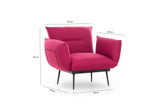 Wing Chair Jax Solo - Tamnocrvena GR105