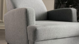 Wing Chair Kana Bergere - svijetlo siva