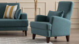Wing Chair Kana Bergere - Tirkizna