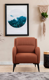 Wing Chair Kenzo - crijepno crvena