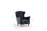 Wing Chair Lola Berjer - Antracit