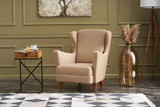 Wing Chair Lola Berjer - Krem