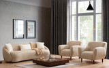 Wing Chair Napoli - Cappuccino