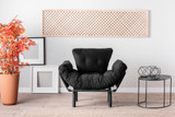 Wing Chair Nitta Single - Crna
