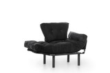 Wing Chair Nitta Single - Crna
