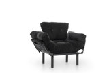 Wing Chair Nitta Single - Crna