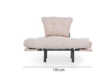 Wing Chair Nitta singl - Krem