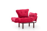 Wing Chair Nitta Singl - Maroon