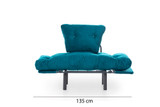Wing Chair Nitta Single - Petrol Green