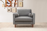 Wing Chair Obod - svijetlo siva
