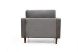 Wing Chair Obod - svijetlo siva