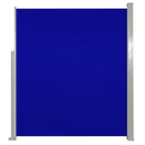 Bočna tenda za dvorište/terasu 160 x 300 cm plava