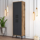 Ormar za cipele Berlin A - orah, antracit   a.g