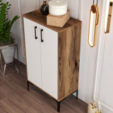 Ormar za cipele Prag - orah, bijela a.g