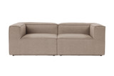 Sofa s 2 sjedala Fora 2 sjedala - smeđa a.g