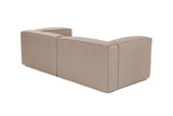 Sofa s 2 sjedala Fora 2 sjedala - smeđa a.g