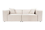 Sofa s 2 sjedala Lora 2 sjedala - svijetlosmeđa   a.g