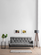 Kauč na razvlačenje s 3 sjedala Renge - svijetlo siva a.g