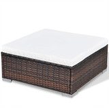 Vrtni Sofa Set 32 Kom Poli Ratan Smeđi