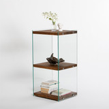 Polica za knjige Aqua 2 - Prirodno a.g