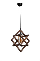 Luster Berlin Ahşap Tekli Sarkıt Ceviz a.g