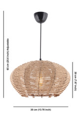 Luster Elipsa od jute a.g