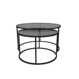 Set stolića za kavu Tokio - Crni 60 a.g