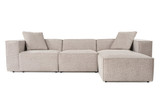 Kutna garnitura Lora (L1-O1-1R-POUFFE ) - Mocha a.g