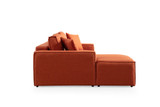 Kutna sofa-krevet Pırlo Lijevi kut - narančasta a.g