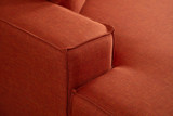 Kutna sofa-krevet Pırlo Lijevi kut - narančasta a.g