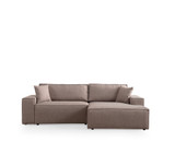 Kutna sofa-krevet Pırlo kut desno - smeđa a.g