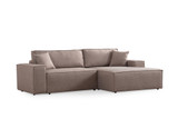 Kutna sofa-krevet Pırlo kut desno - smeđa a.g Kutna sofa-krevet Pırlo kut desno - smeđa a.g