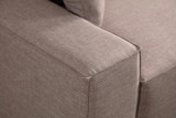 Kutna sofa-krevet Pırlo kut desno - smeđa a.g