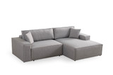 Kutna sofa-krevet Pırlo kut desno - svijetlo siva a.g Kutna sofa-krevet Pırlo kut desno - svijetlo siva a.g