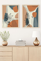Ukrasna uokvirena MDF slika (2 komada) Huhu35 - 70 x 50   a.g