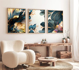 Ukrasna uokvirena MDF slika (3 komada) Huhu217 - 50 x 70 a.g