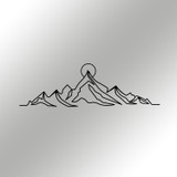 Ukrasni metalni zidni dodatak Everest a.g