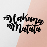 Ukrasni metalni zidni dodatak Hakuna Matata a.g