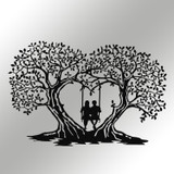 Ukrasni metalni zidni dodatak Ljubav a.g