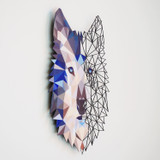 Ukrasni metalni zidni dodatak Metalni vuk na zidu - APT721 a.g