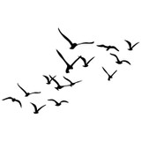 Ukrasni metalni zidni dodatak Migracija a.g