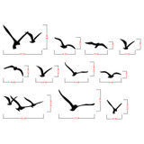 Ukrasni metalni zidni dodatak Migracija a.g