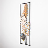 Ukrasni metalni zidni dodatak Palmino lišće a.g