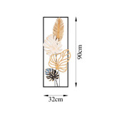 Ukrasni metalni zidni dodatak Palmino lišće a.g